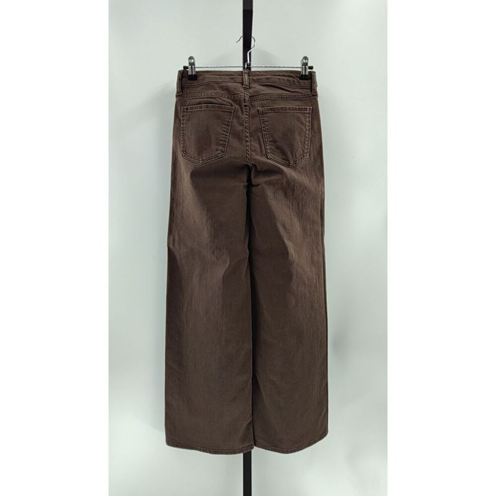 Quince Women Bella Stretch Wide Leg Jeans Coffee Bean Brown 26 - Picture 2 of 2